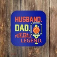 Husband Dad Pickleball Legend For Best Fathers Day Gift Coaster thumb 0