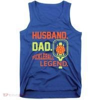 Husband Dad Pickleball Legend For Best Fathers Day Gift Tank Top thumb 0