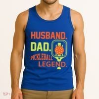 Husband Dad Pickleball Legend For Best Fathers Day Gift Tank Top thumb 3