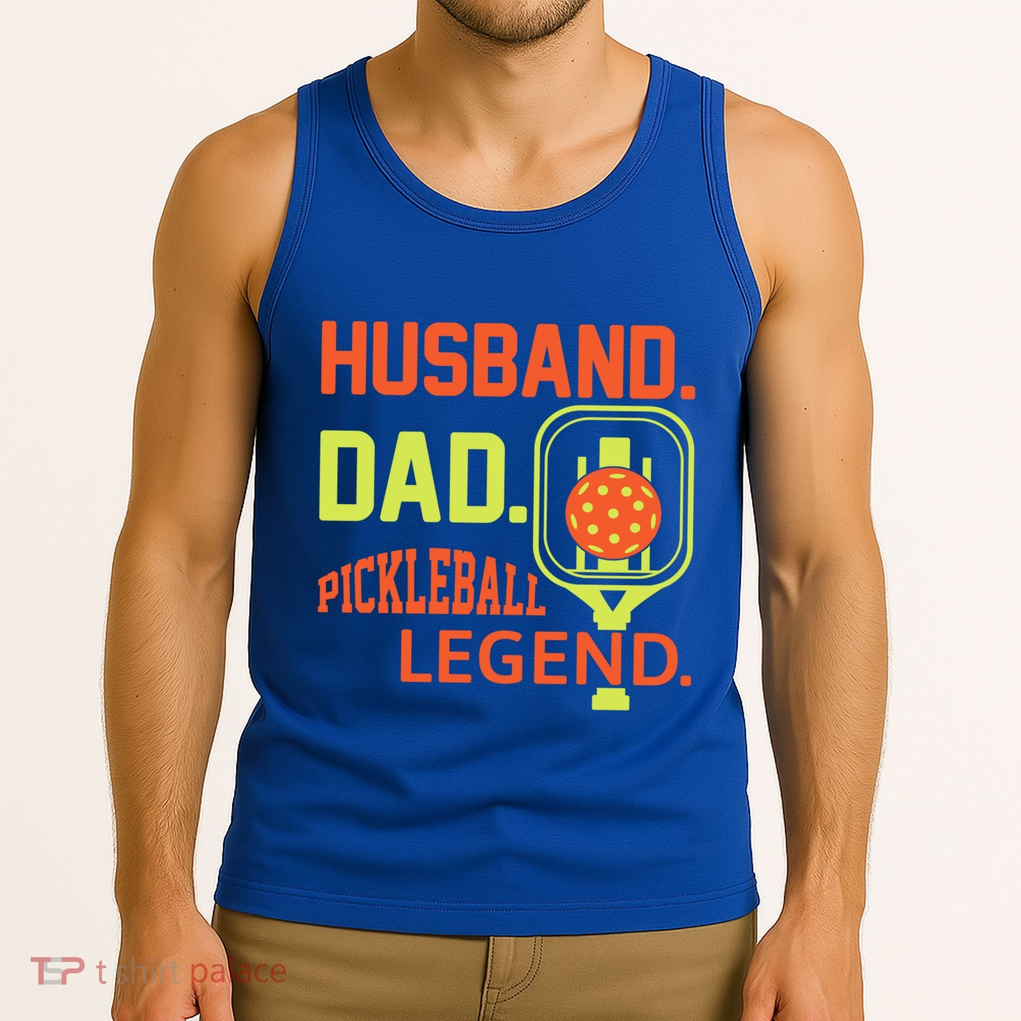 Husband Dad Pickleball Legend For Best Fathers Day Gift Tank Top