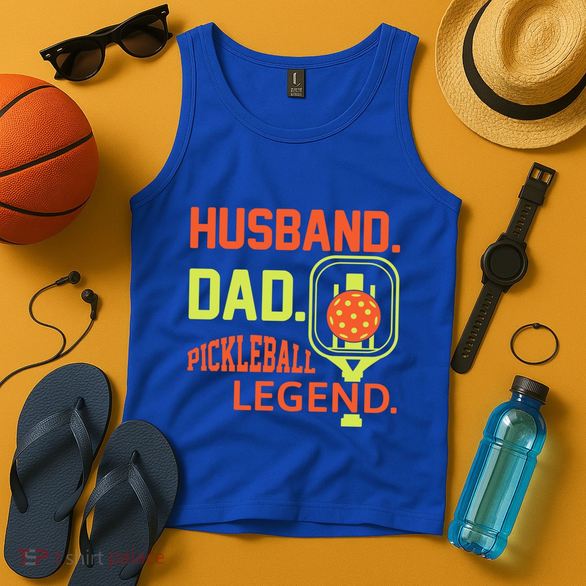 Husband Dad Pickleball Legend For Best Fathers Day Gift Tank Top