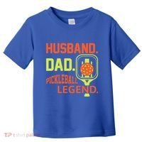 Husband Dad Pickleball Legend For Best Fathers Day Gift Toddler T-Shirt thumb 0