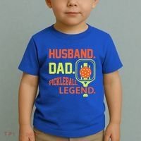 Husband Dad Pickleball Legend For Best Fathers Day Gift Toddler T-Shirt thumb 2