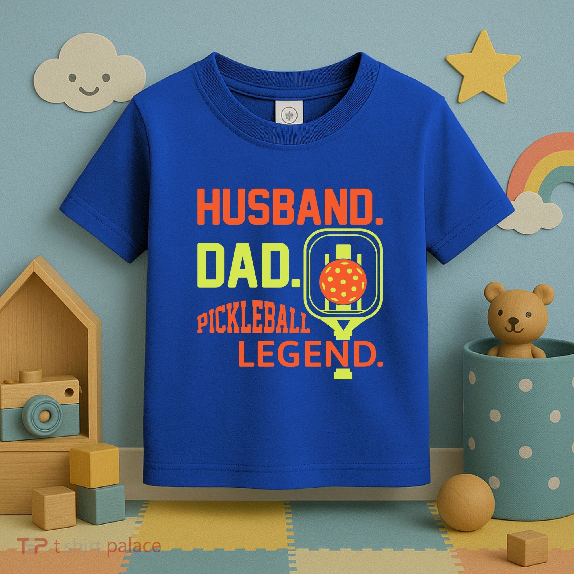 Husband Dad Pickleball Legend For Best Fathers Day Gift Toddler T-Shirt