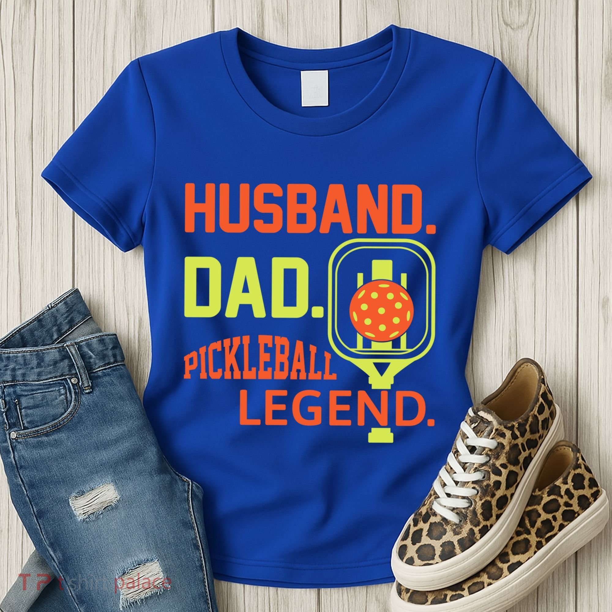 Husband Dad Pickleball Legend For Best Fathers Day Gift Women's T-Shirt
