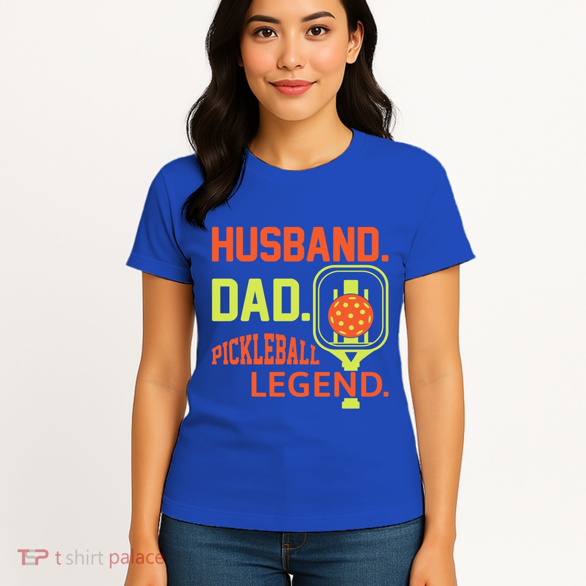 Husband Dad Pickleball Legend For Best Fathers Day Gift Women's T-Shirt