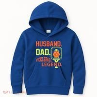 Husband Dad Pickleball Legend For Best Fathers Day Gift Kids Hoodie thumb 0