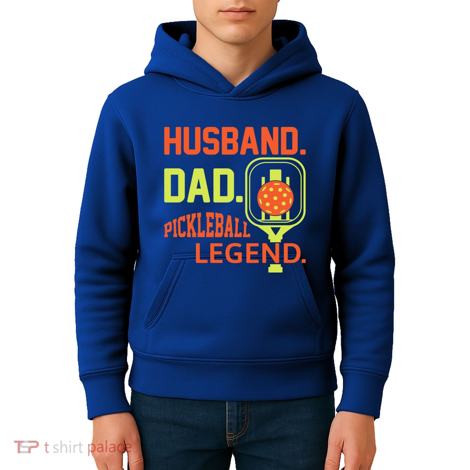 Husband Dad Pickleball Legend For Best Fathers Day Gift Kids Hoodie