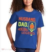 Husband Dad Pickleball Legend For Best Fathers Day Gift Kids T-Shirt thumb 2