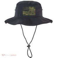 Husband Daddy Protector Hero Camouflage Usa Flag Bucket Hat thumb 0