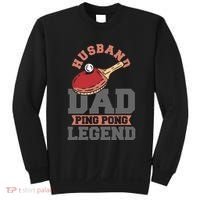 Husband Dad Ping Pong Legend Table Tennis Sweatshirt thumb 0
