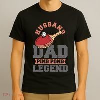 Husband Dad Ping Pong Legend Table Tennis T-Shirt thumb 3