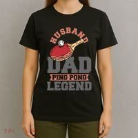 Husband Dad Ping Pong Legend Table Tennis T-Shirt thumb 4