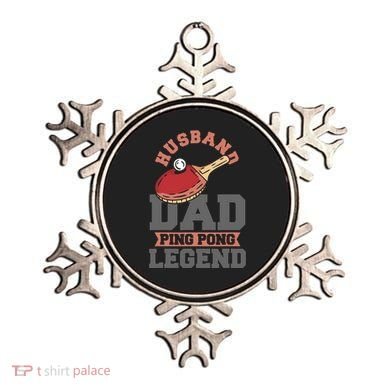 Husband Dad Ping Pong Legend Table Tennis Ornament
