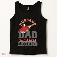 Husband Dad Ping Pong Legend Table Tennis Tank Top thumb 2