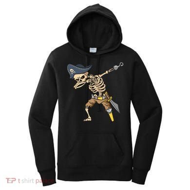 Halloween Dabbing Pirate Skeleton Women's Hoodie