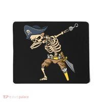 Halloween Dabbing Pirate Skeleton Mousepad thumb 0
