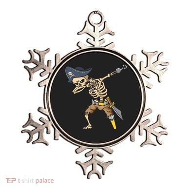 Halloween Dabbing Pirate Skeleton Ornament