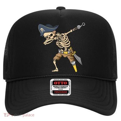 Halloween Dabbing Pirate Skeleton Hat