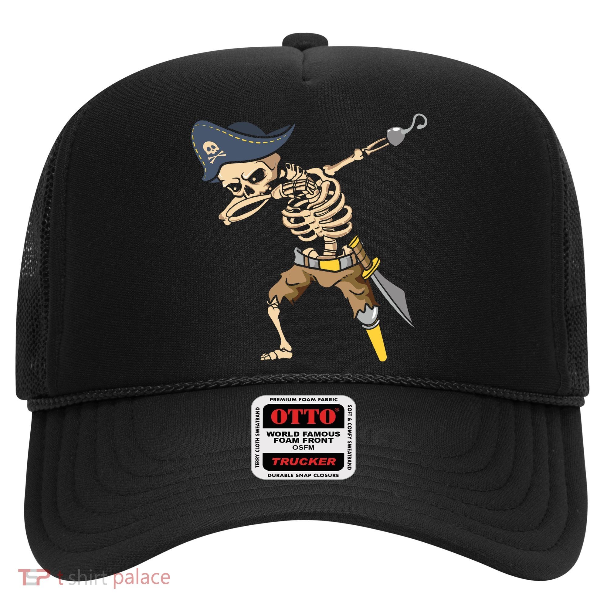 Halloween Dabbing Pirate Skeleton Hat