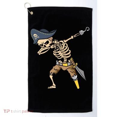 Halloween Dabbing Pirate Skeleton Golf Towel