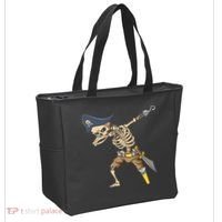 Halloween Dabbing Pirate Skeleton Tote Bag thumb 2