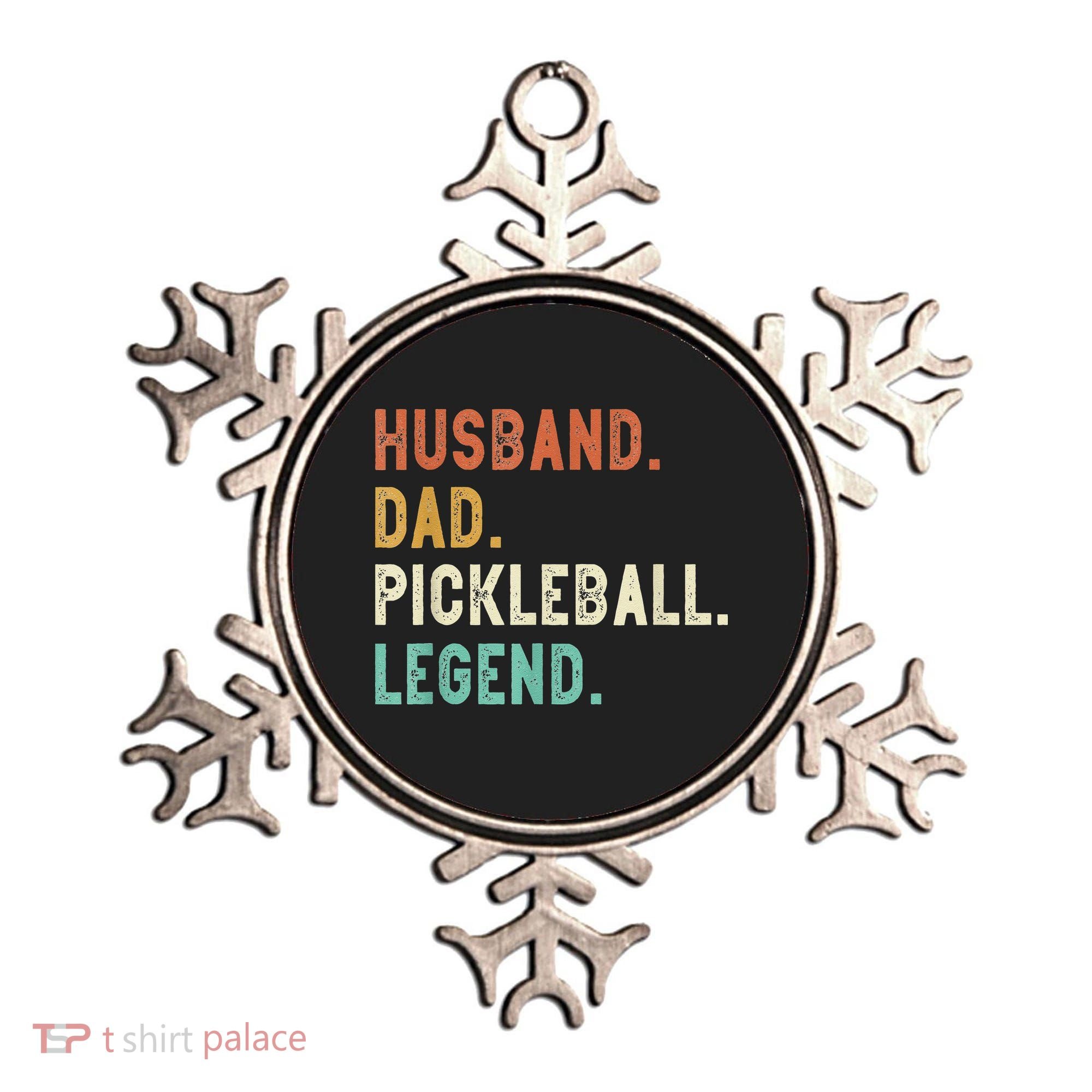 Husband Dad Pickleball Legend Funny Dad Pickleball Ornament