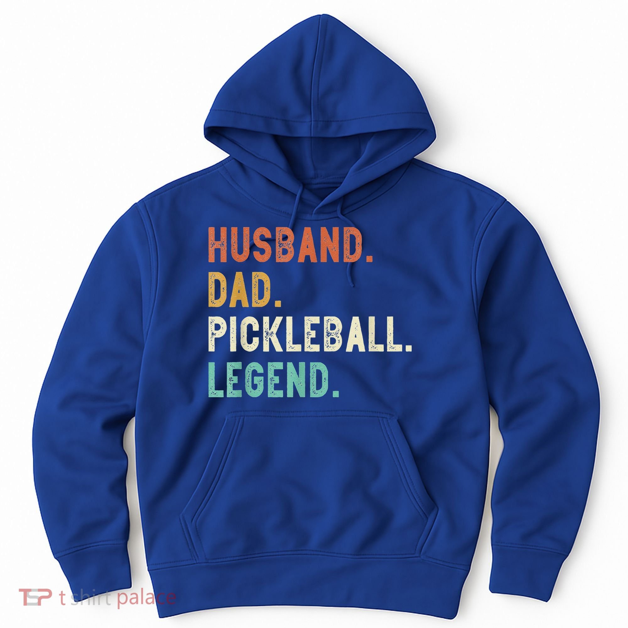 Husband Dad Pickleball Legend Funny Dad Pickleball Hoodie