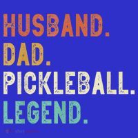 Husband Dad Pickleball Legend Funny Dad Pickleball Sweatshirt thumb 3