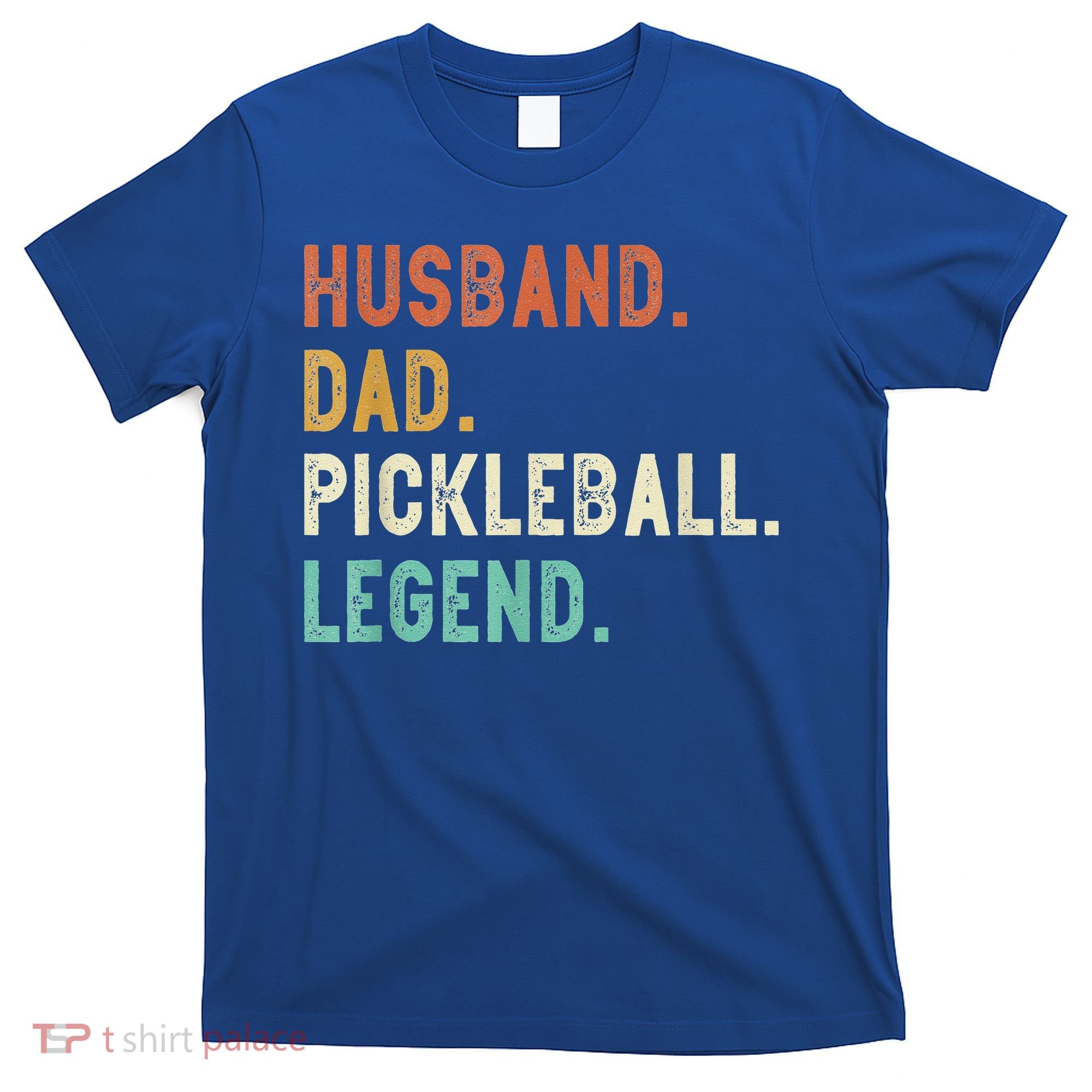 Husband Dad Pickleball Legend Funny Dad Pickleball T-Shirt