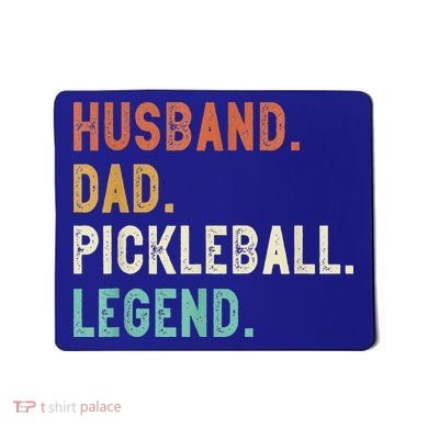 Husband Dad Pickleball Legend Funny Dad Pickleball Mousepad