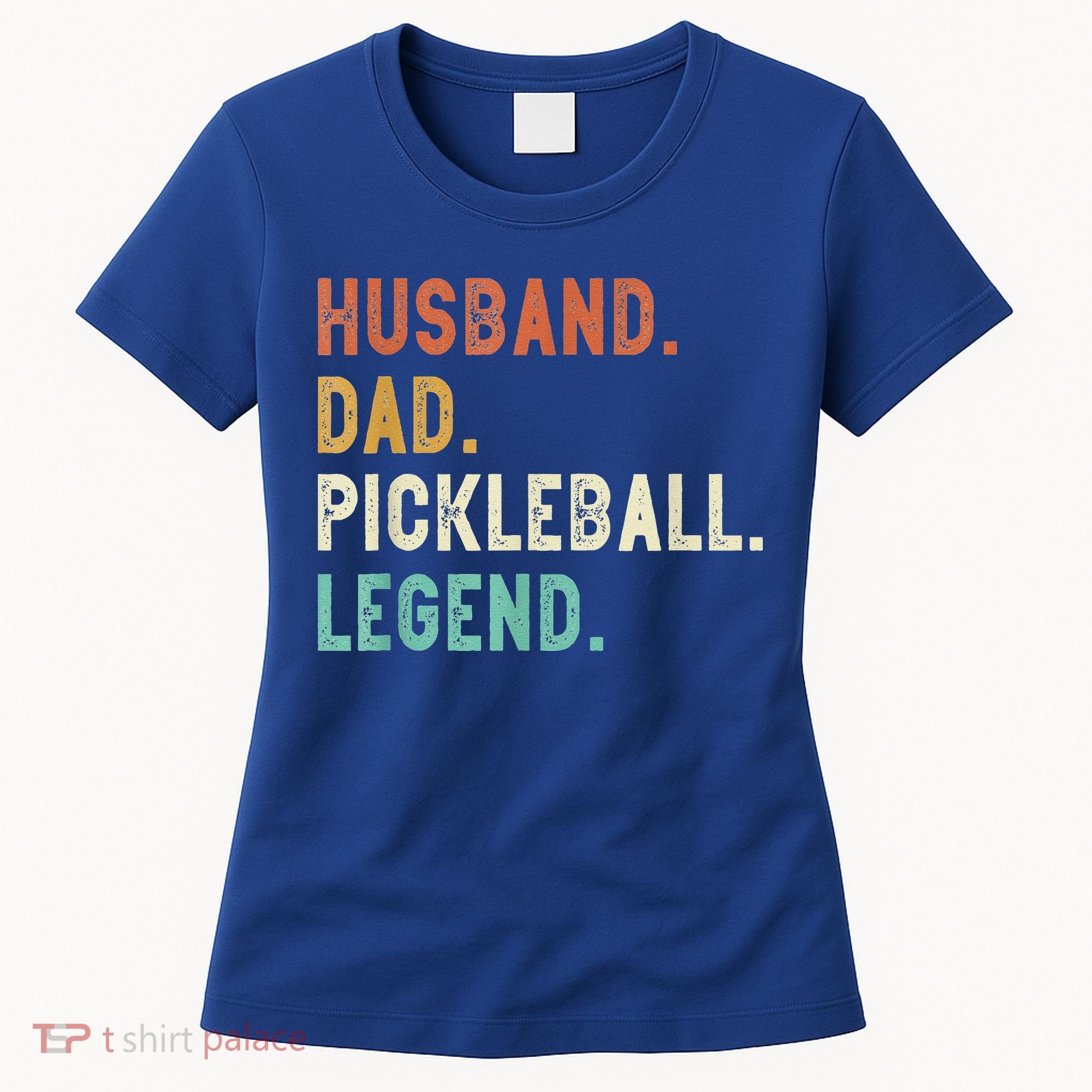 Husband Dad Pickleball Legend Funny Dad Pickleball Women's T-Shirt