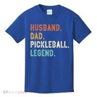 Husband Dad Pickleball Legend Funny Dad Pickleball Kids T-Shirt thumb 0