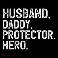 Husband Daddy Protector Hero Cool Gift Doggie Tank thumb 4