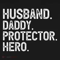 Husband Daddy Protector Hero Cool Gift Doggie Tank thumb 4