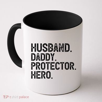Husband Daddy Protector Hero Cool Gift Coffee Mug