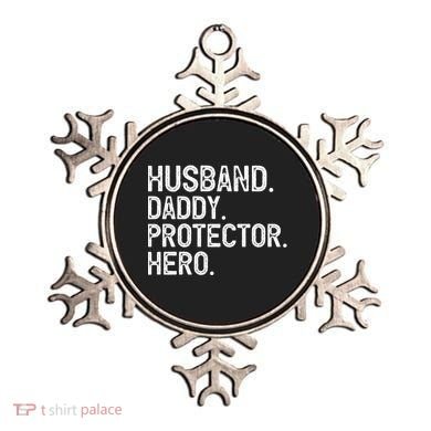 Husband Daddy Protector Hero Cool Gift Ornament