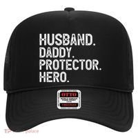 Husband Daddy Protector Hero Cool Gift Hat thumb 0