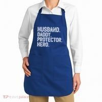 Husband Daddy Protector Hero Cool Gift Apron thumb 2