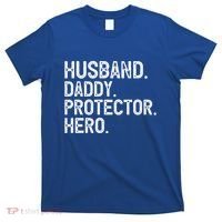Husband Daddy Protector Hero Cool Gift T-Shirt thumb 0