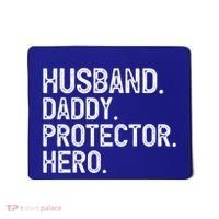 Husband Daddy Protector Hero Cool Gift Mousepad thumb 0