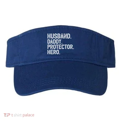 Husband Daddy Protector Hero Cool Gift Visor