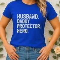 Husband Daddy Protector Hero Cool Gift Women's T-Shirt thumb 2