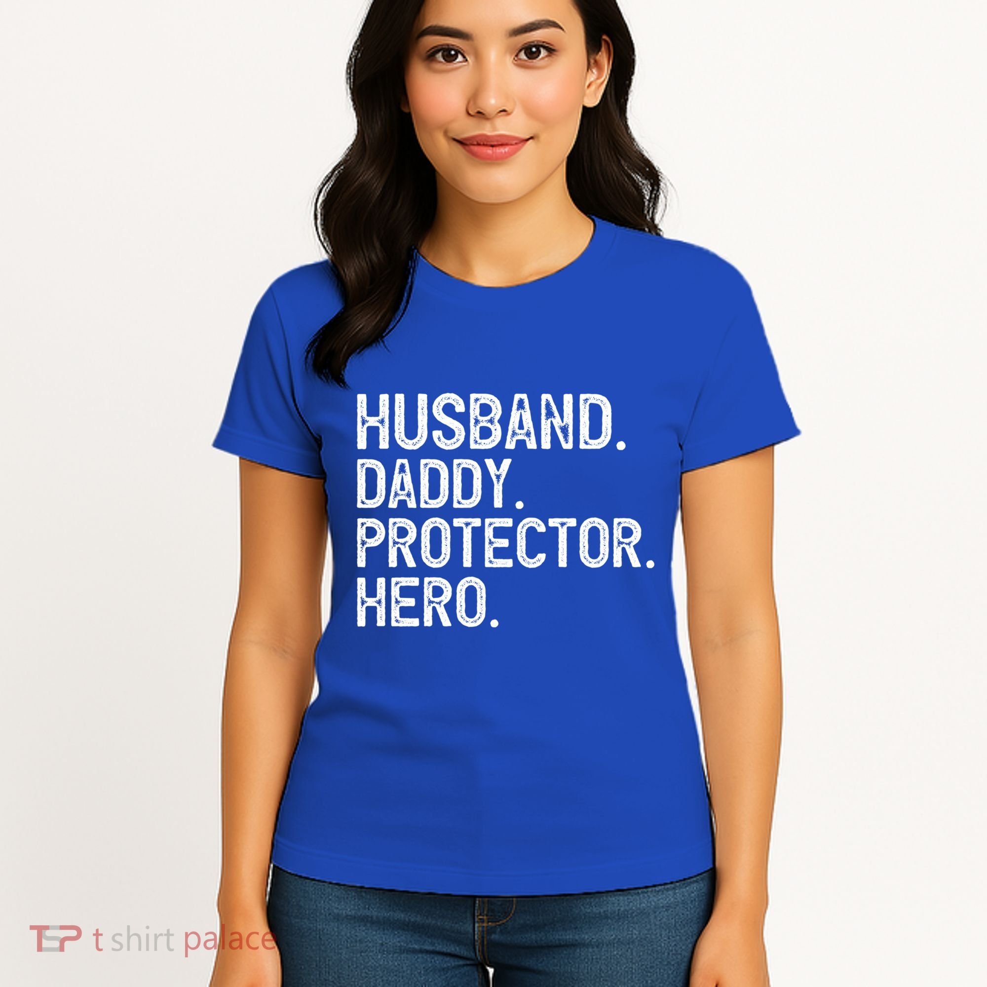 Husband Daddy Protector Hero Cool Gift Women's T-Shirt