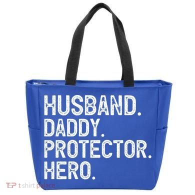 Husband Daddy Protector Hero Cool Gift Tote Bag