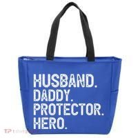 Husband Daddy Protector Hero Cool Gift Tote Bag thumb 0