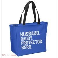 Husband Daddy Protector Hero Cool Gift Tote Bag thumb 2