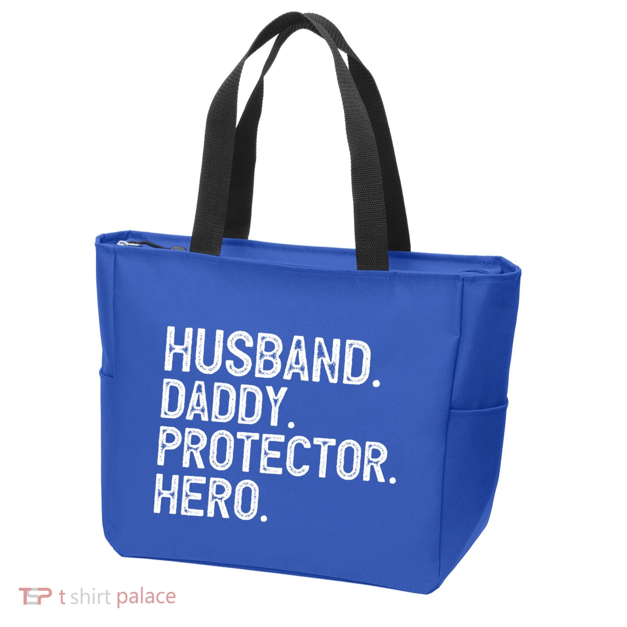 Husband Daddy Protector Hero Cool Gift Tote Bag