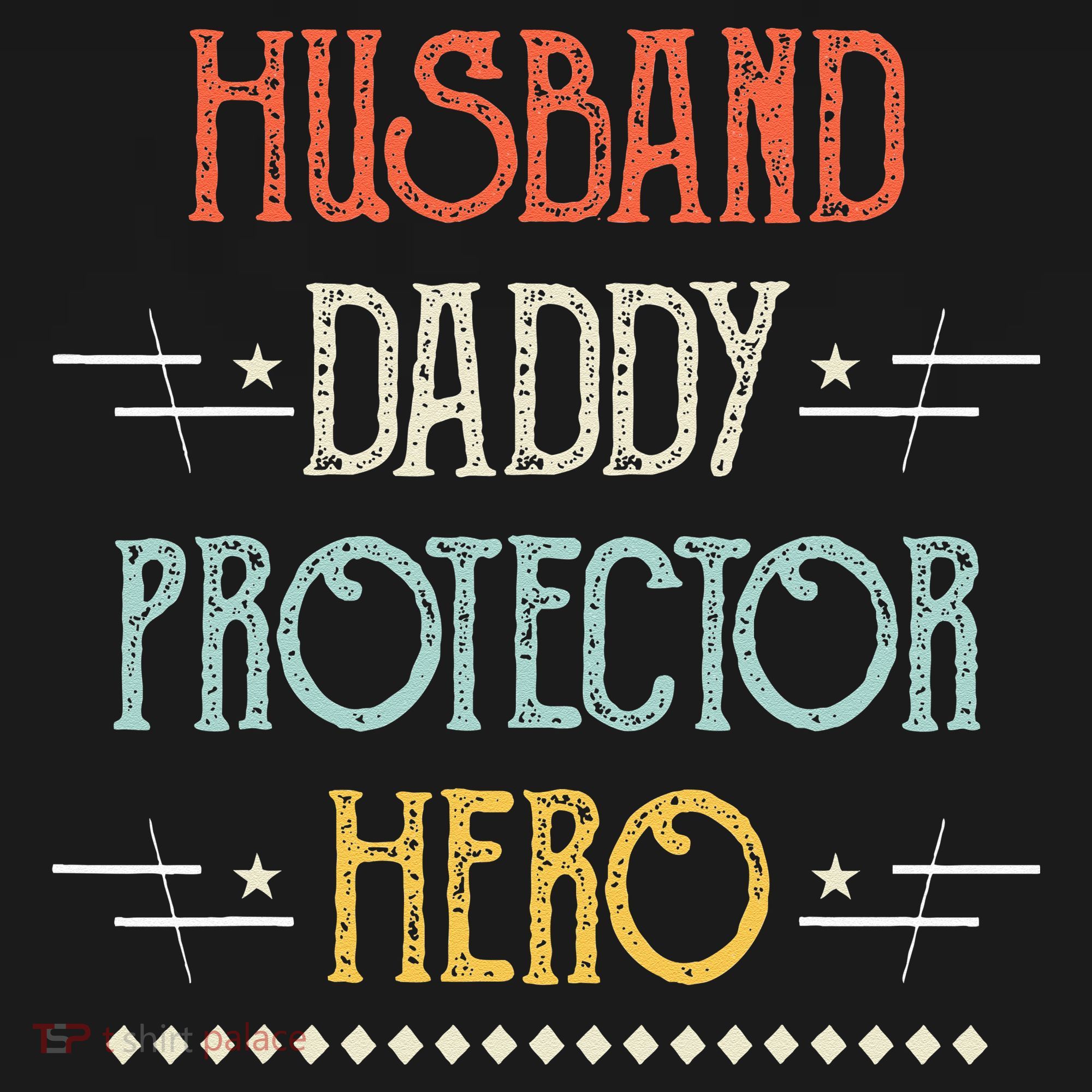 Husband Daddy Protector Hero Best Dad Fathers Day Gift Hoodie