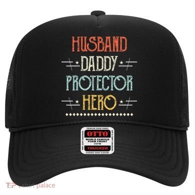 Husband Daddy Protector Hero Best Dad Fathers Day Gift Hat